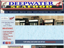 Tablet Screenshot of deepwaterseafood.net